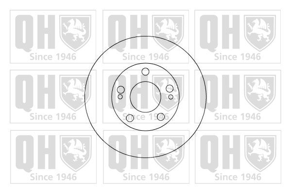QUINTON HAZELL Тормозной диск BDC4981